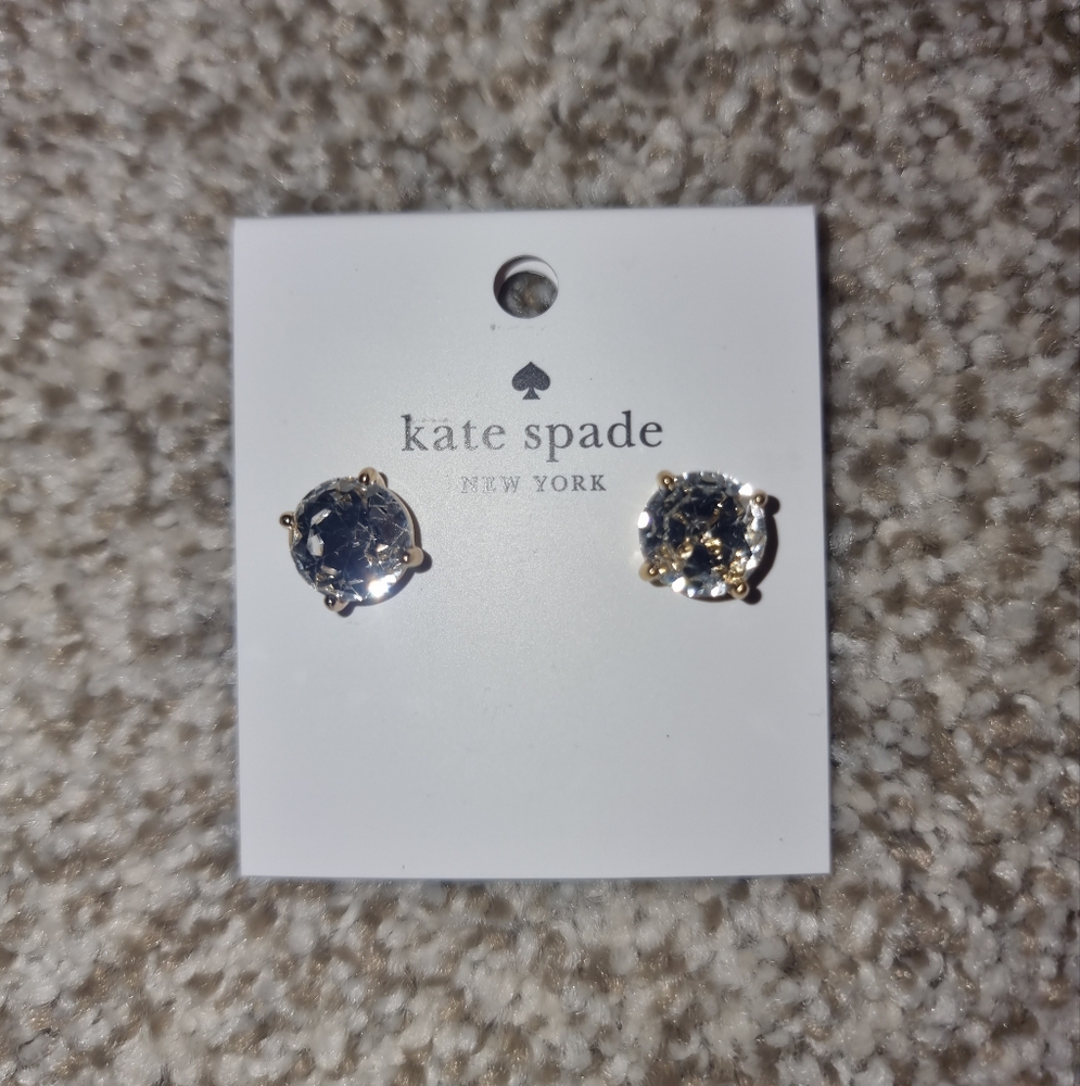 Kate Spade gold stud earrings